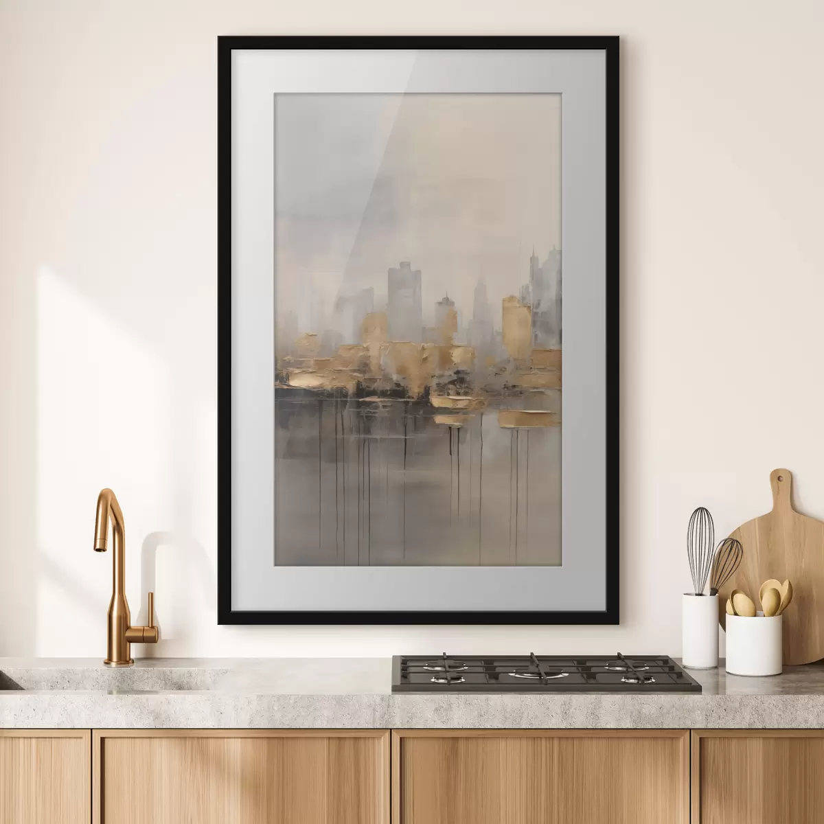 Poster Una ciudad en tonos tranquilos f47672