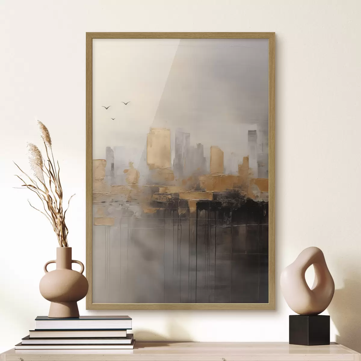 Poster Una ciudad en tonos tranquilos f47673