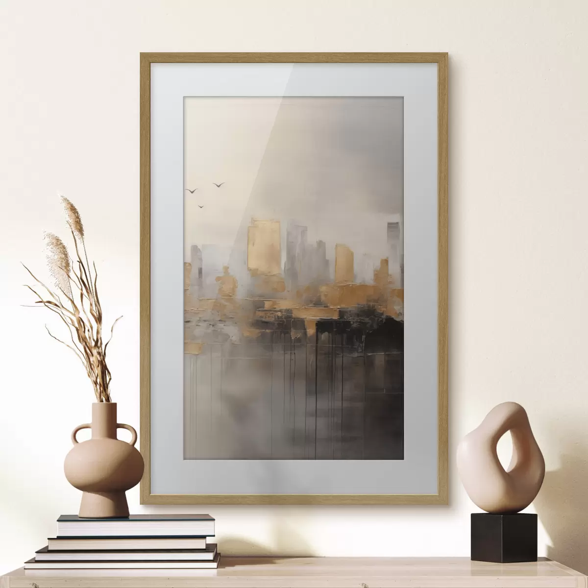 Poster Una ciudad en tonos tranquilos f47673