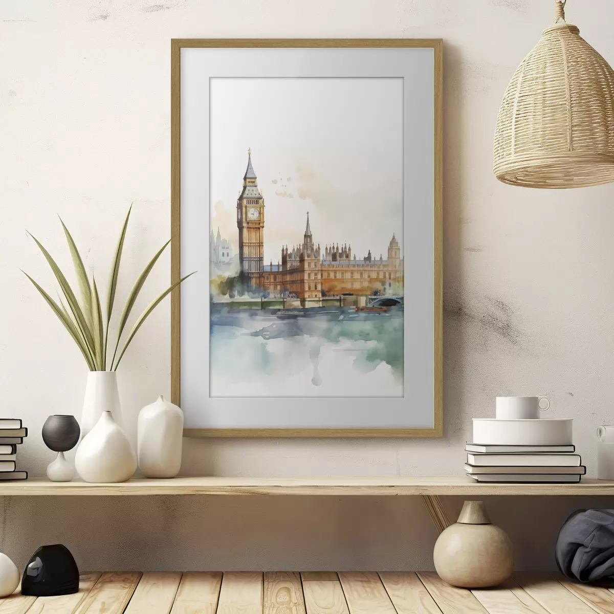 Poster Paisaje londinense f47680