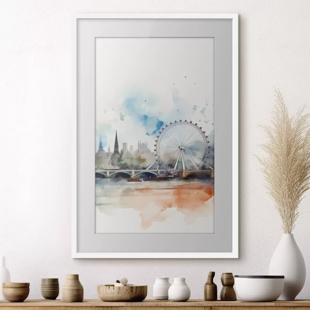 Poster Paisaje londinense f47681
