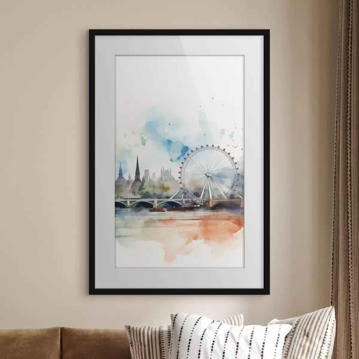 Poster Paisaje londinense f47681