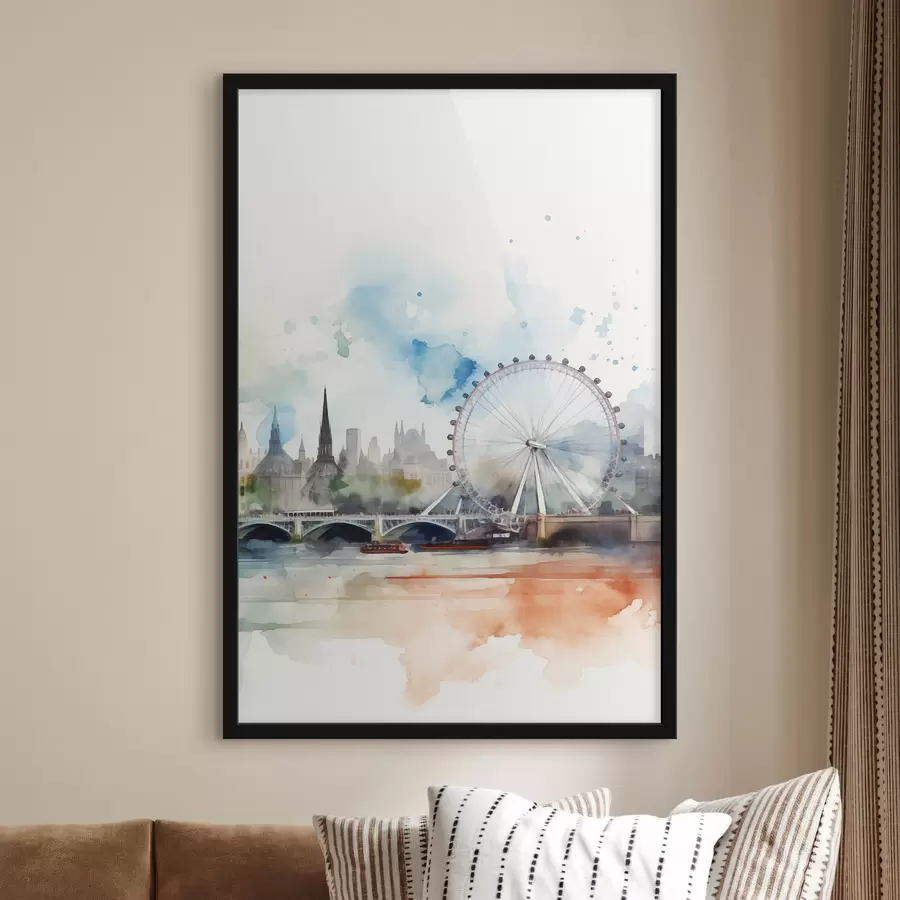 murales de pared Paisaje londinense f47681