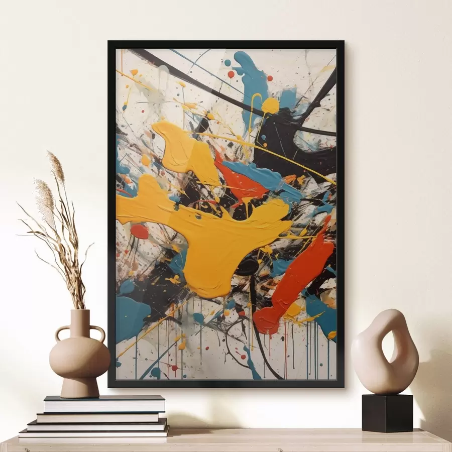 murales de pared Pinturas multicolores f47684