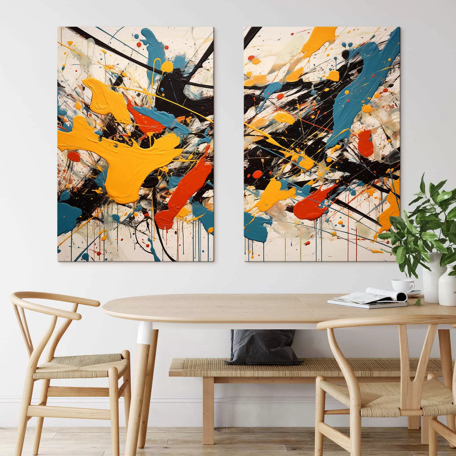 murales de pared Explosión de color m01263