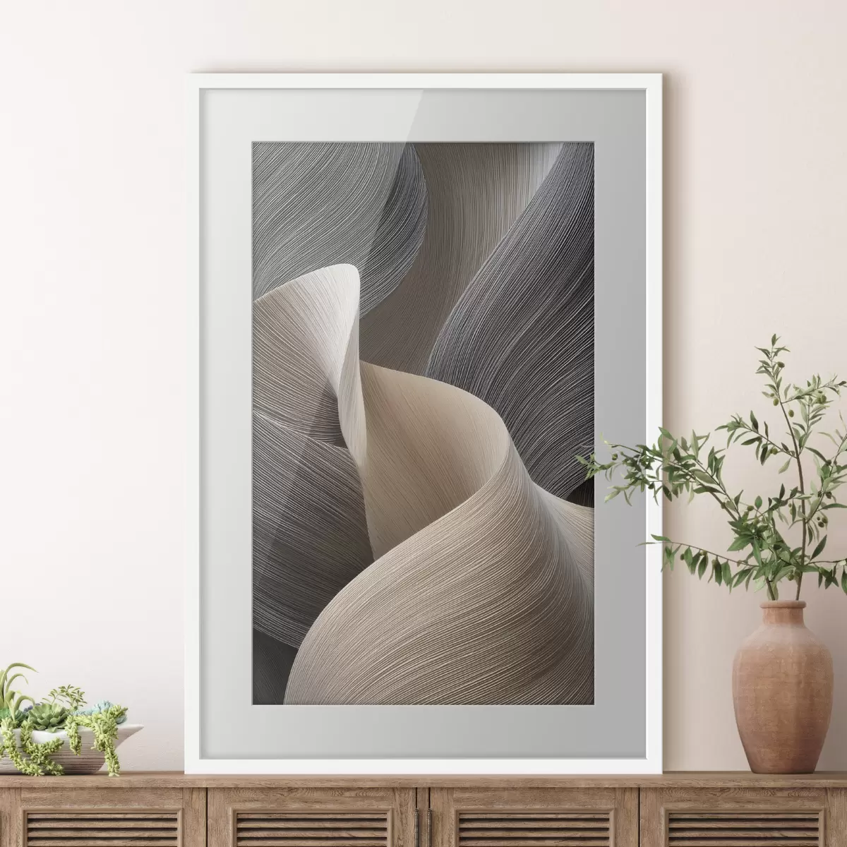 Poster Oleaje en relieve f47695