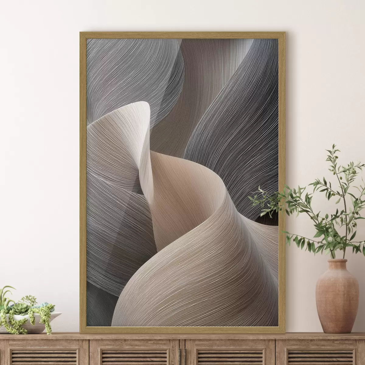 Poster Oleaje en relieve f47695
