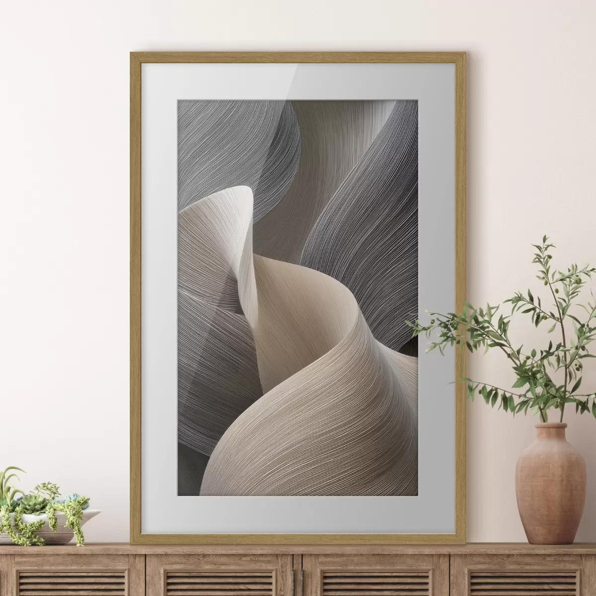 Poster Oleaje en relieve f47695
