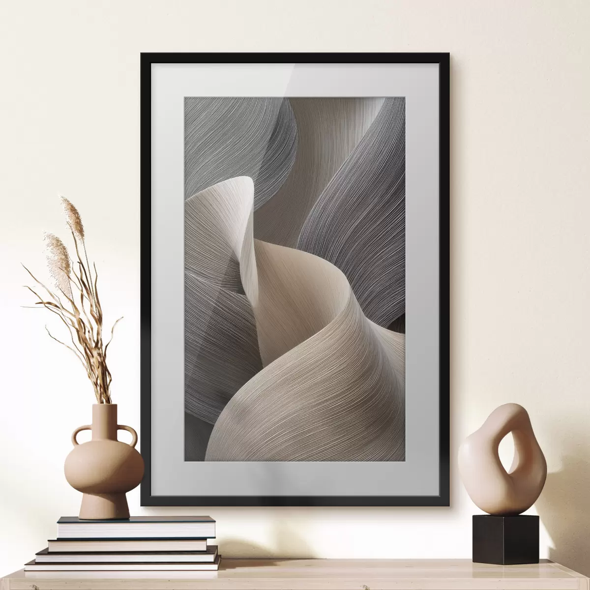 Poster Oleaje en relieve f47695