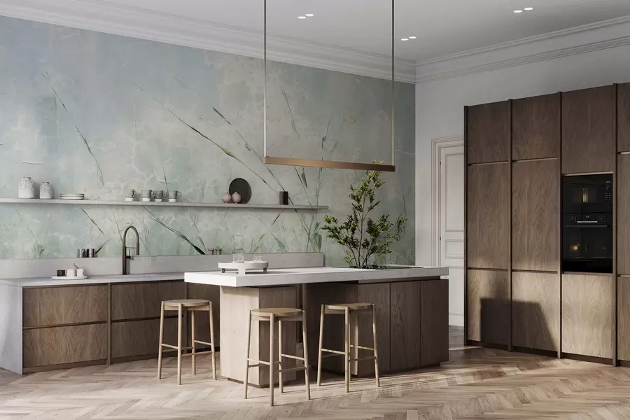 murales de pared Ligereza de la hierba w05176