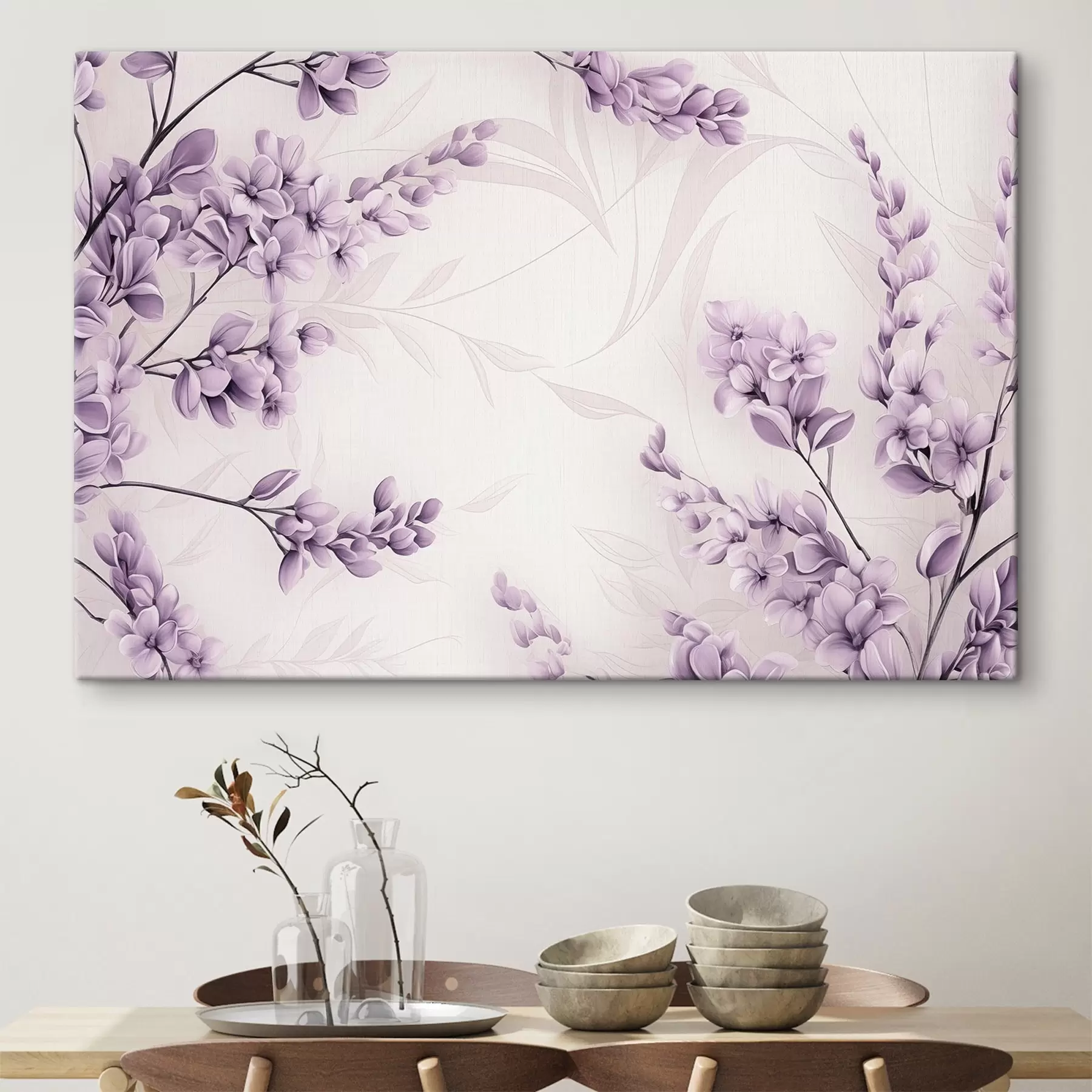 murales de pared Ramas de lavanda s47706