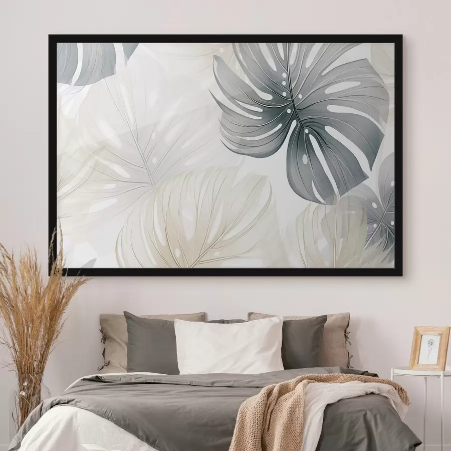 murales de pared Hojas tropicales f47698