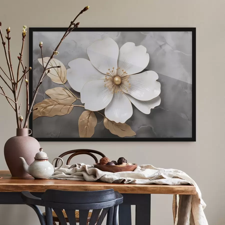 murales de pared Flor grande f47699