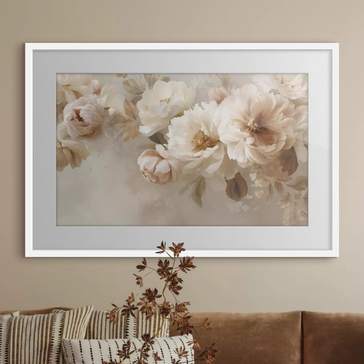 Poster Flores grandes de peonía f47702