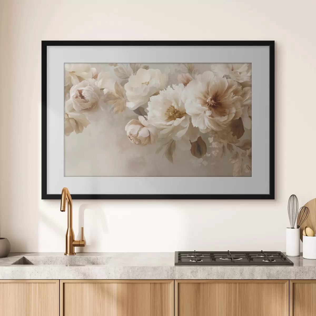 Poster Flores grandes de peonía f47702