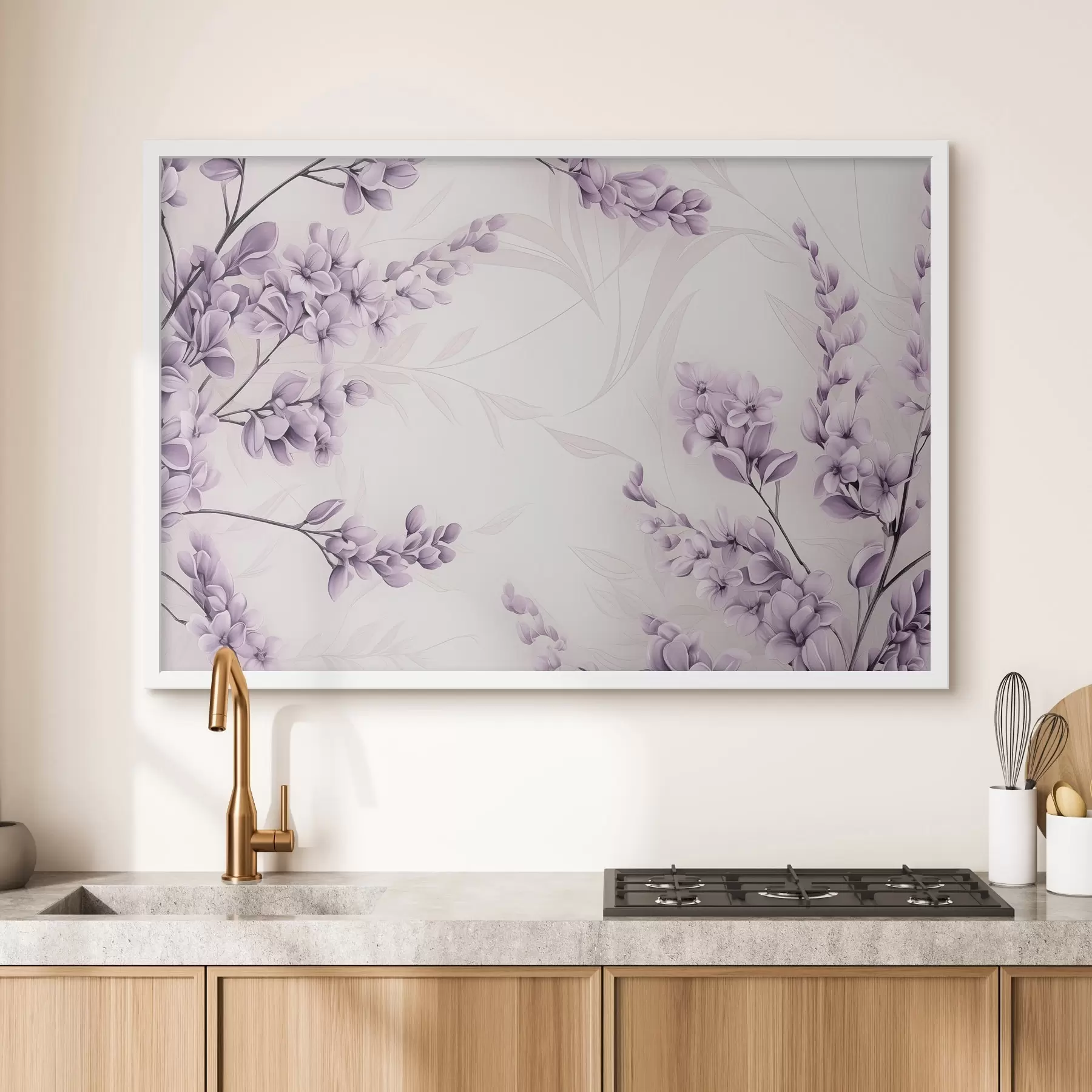 murales de pared Ramas de lavanda f47706