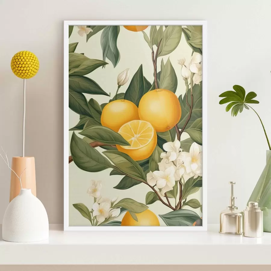 murales de pared limones f47707