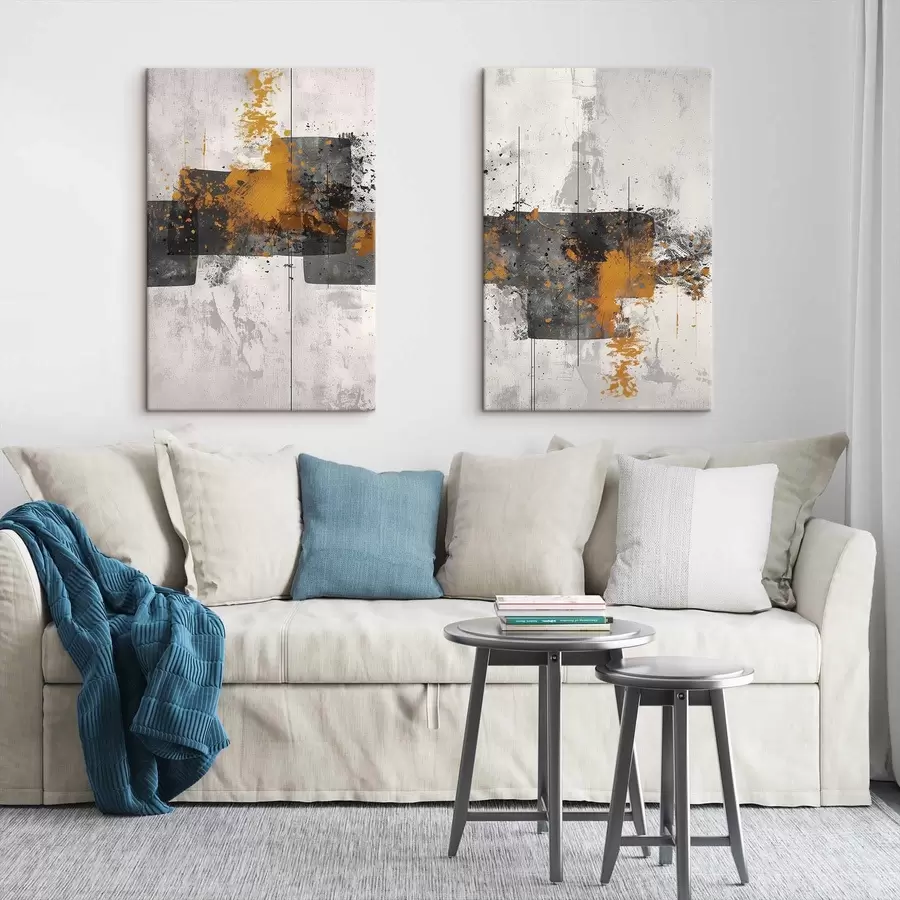 murales de pared Patrones abstractos en una pared de hormigón m01286