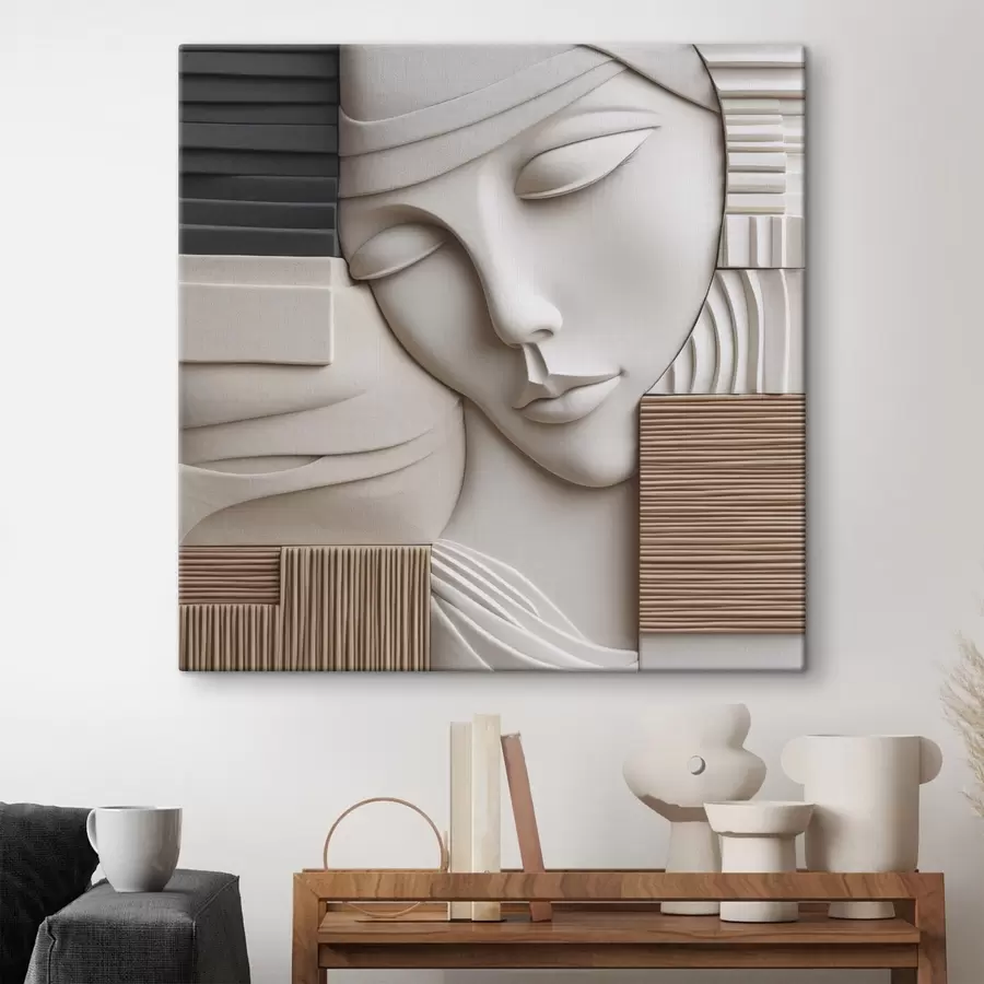 murales de pared Retrato abstracto s47709