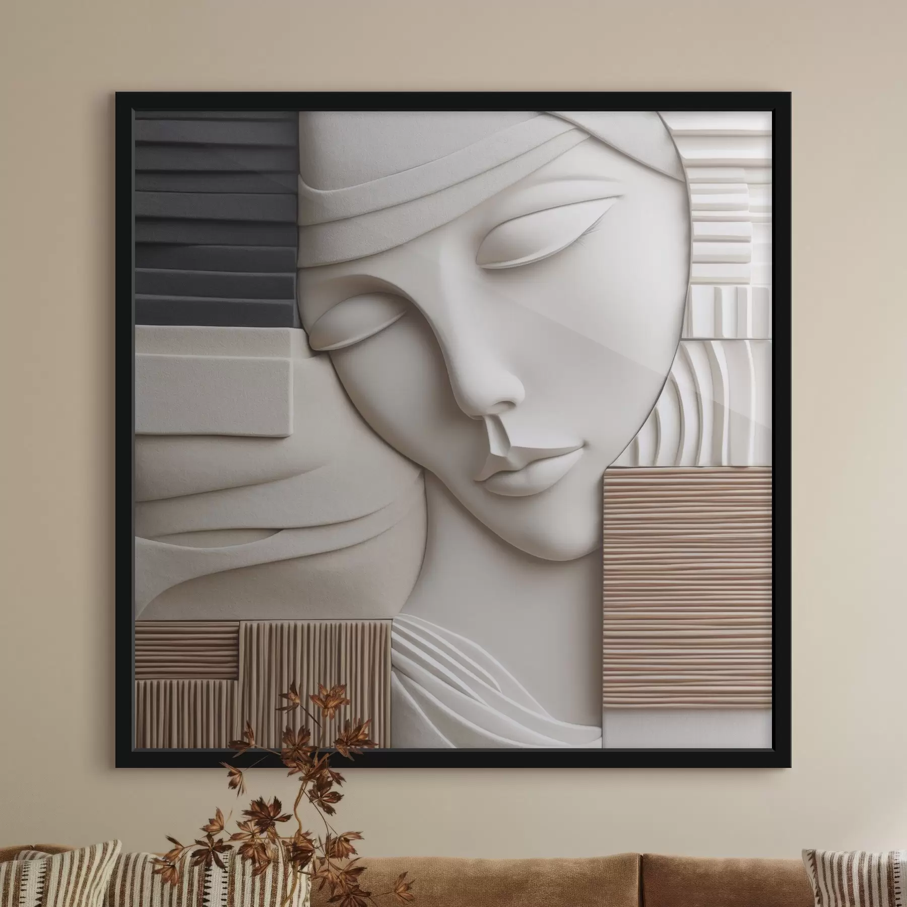 murales de pared Retrato abstracto f47709