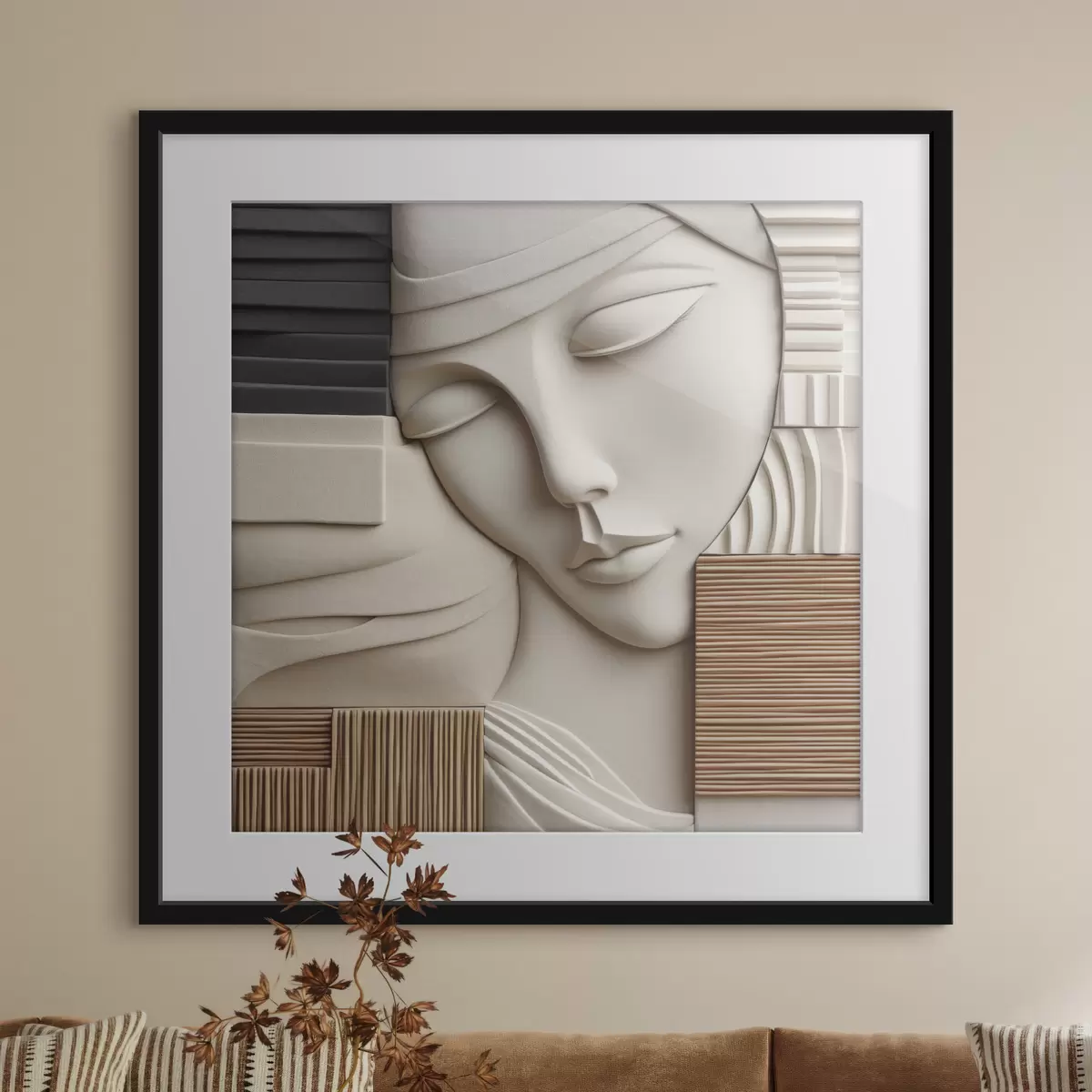 Poster Retrato abstracto f47709