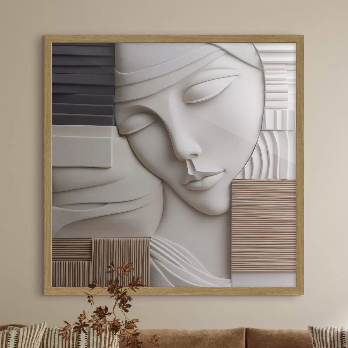 Poster Retrato abstracto f47709