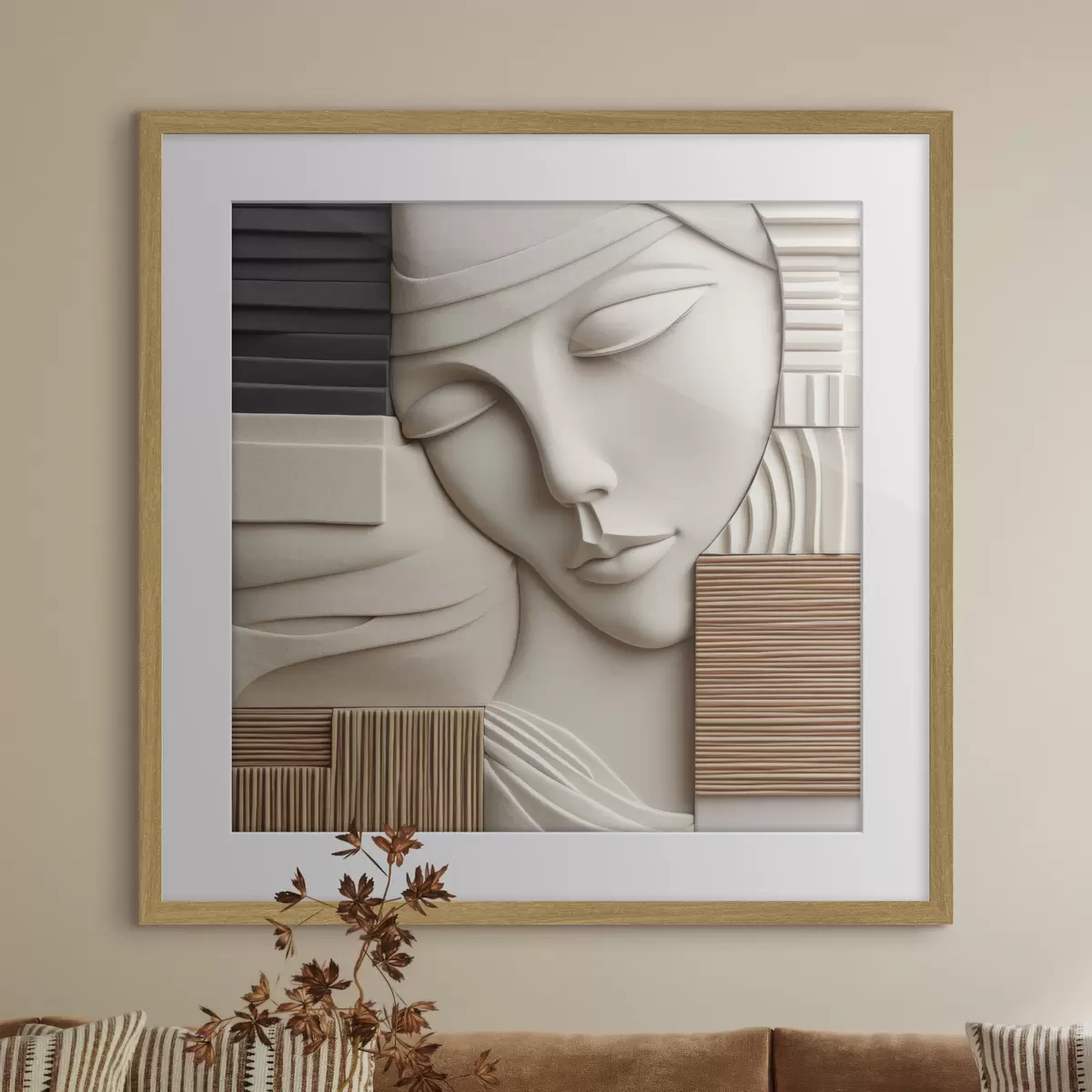 Poster Retrato abstracto f47709