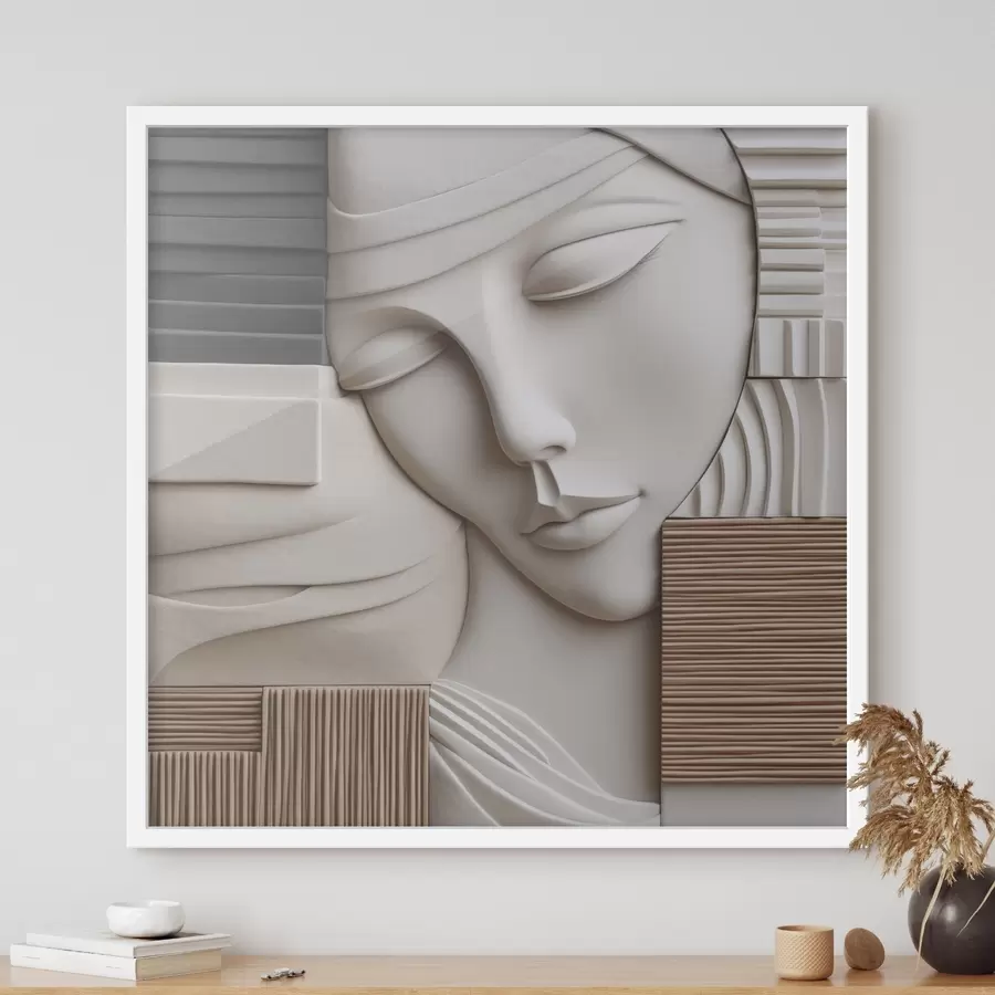 murales de pared Retrato abstracto f47709