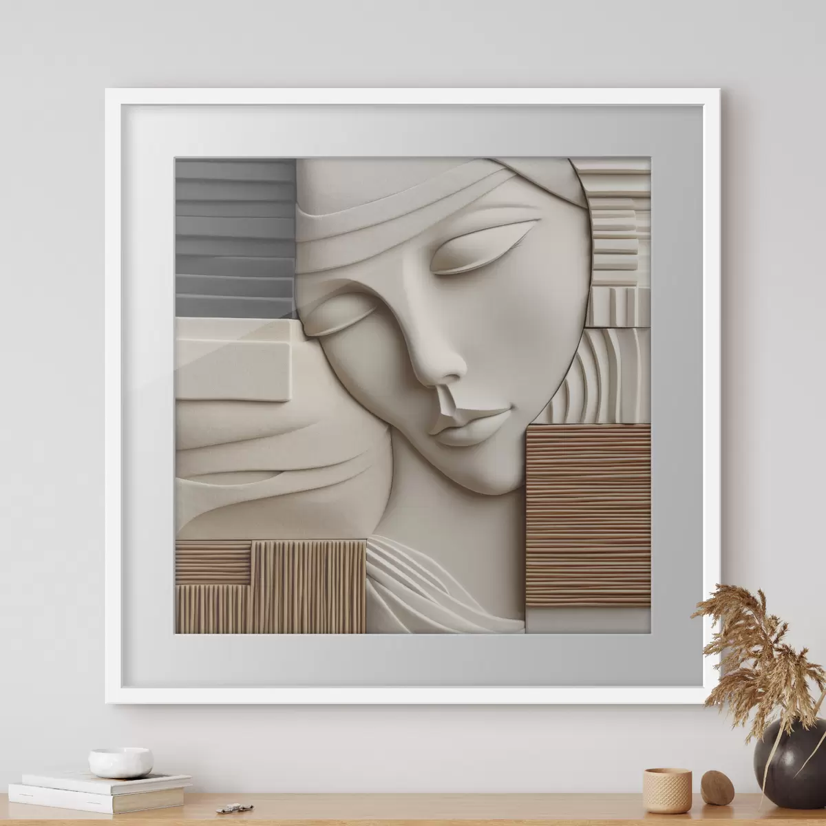 Poster Retrato abstracto f47709