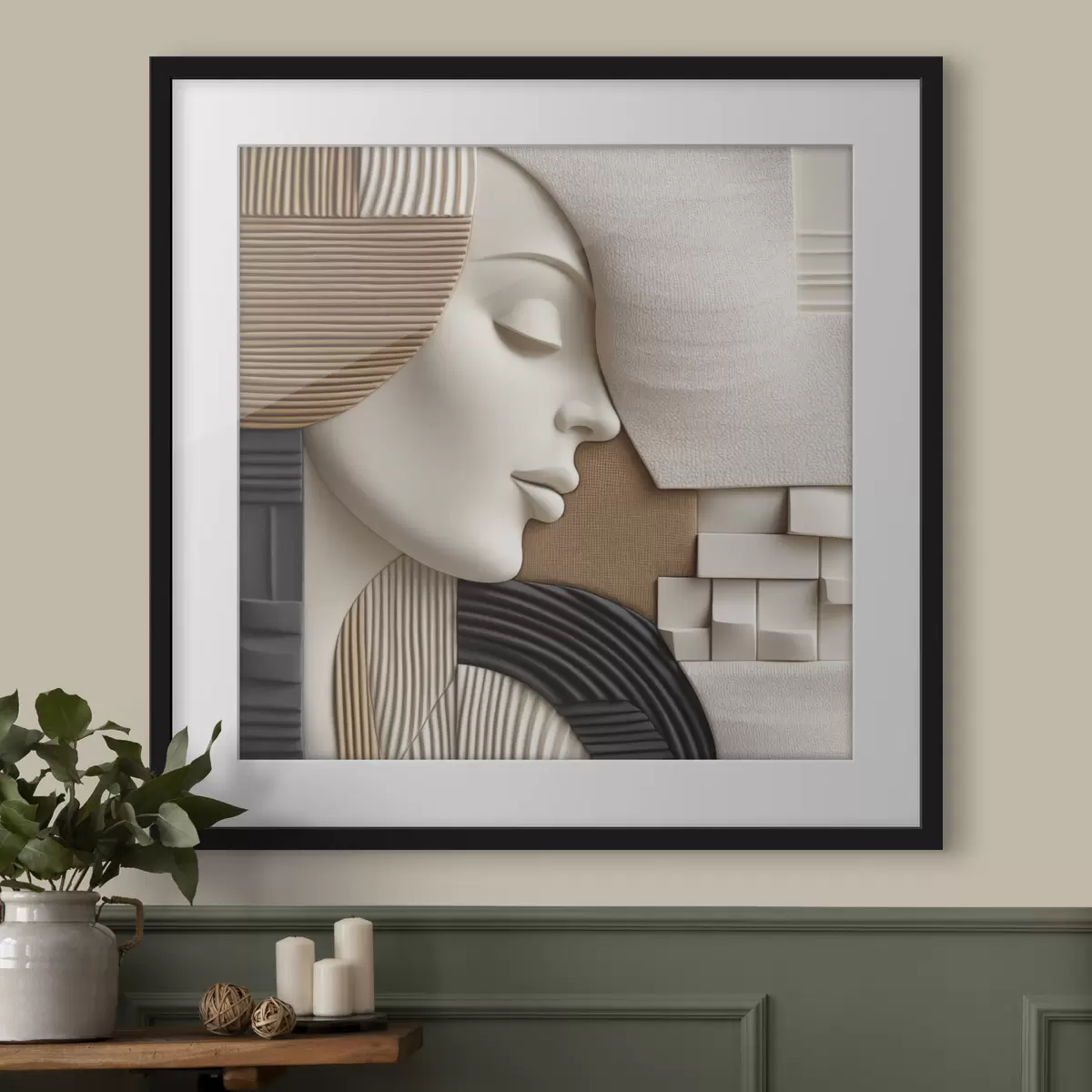 Poster Retrato abstracto f47710