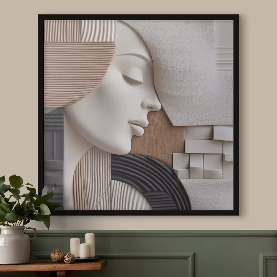 murales de pared Retrato abstracto f47710