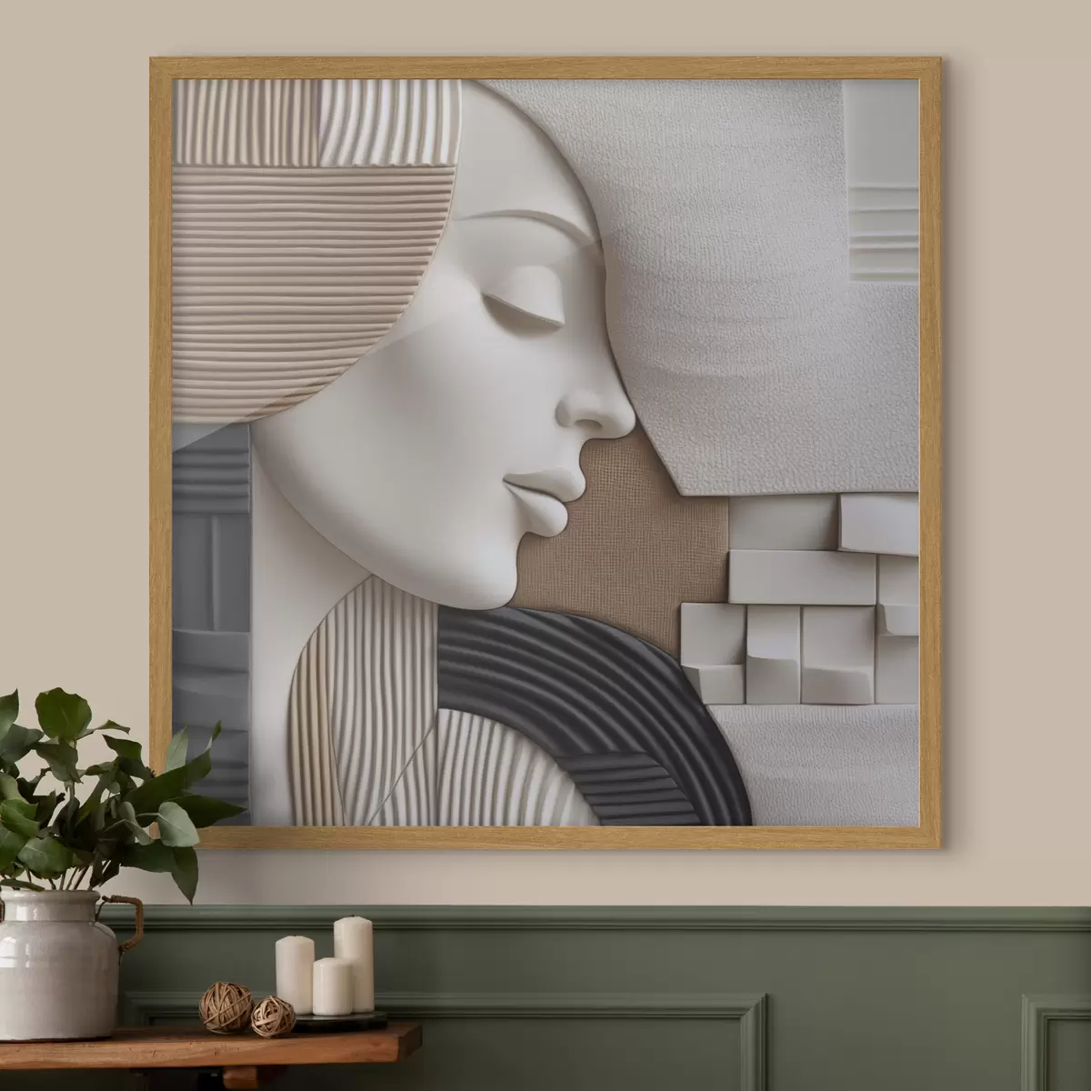 Poster Retrato abstracto f47710