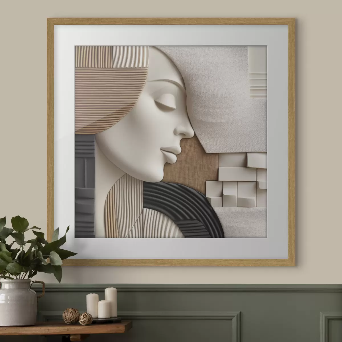 Poster Retrato abstracto f47710