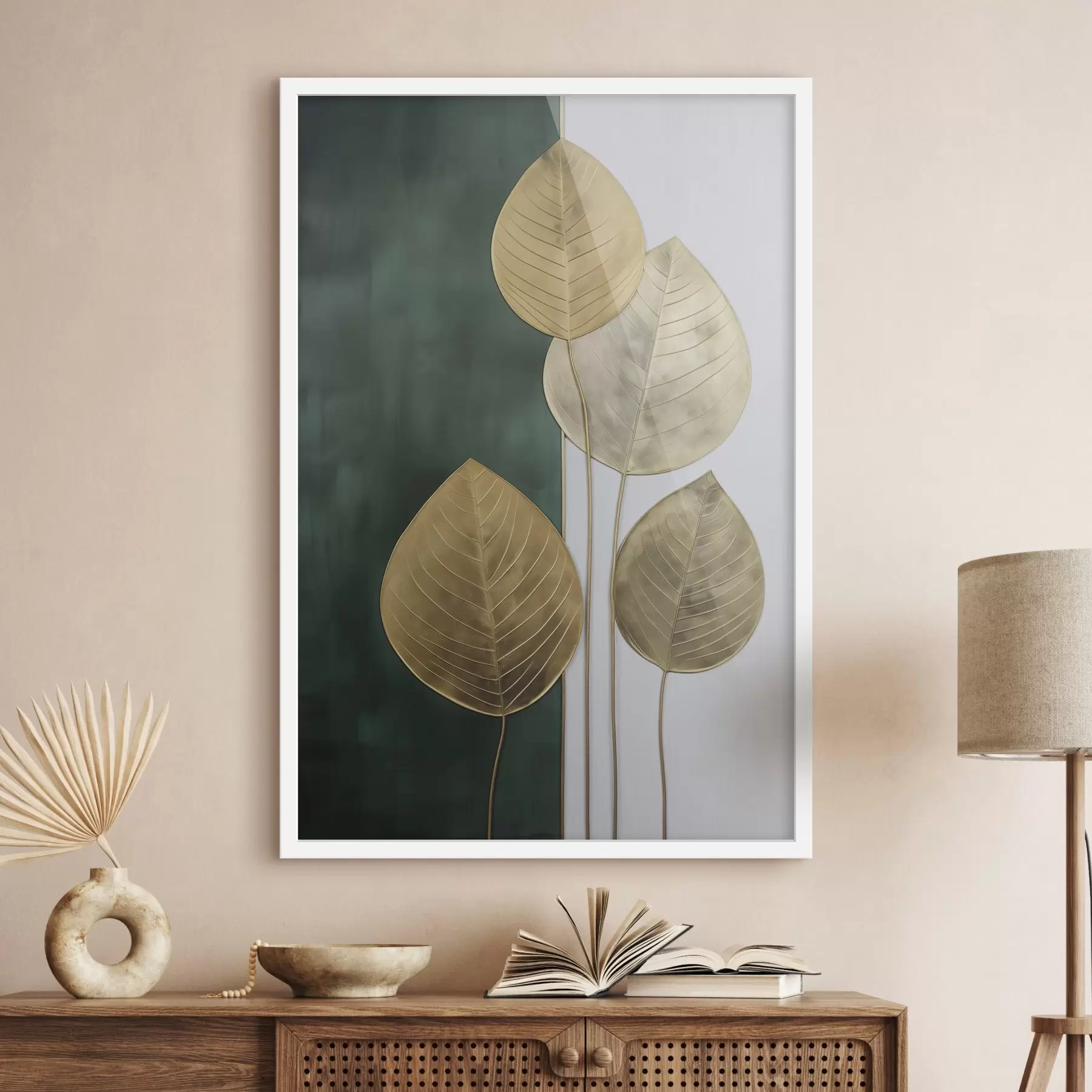 murales de pared Hojas abstractas f47718