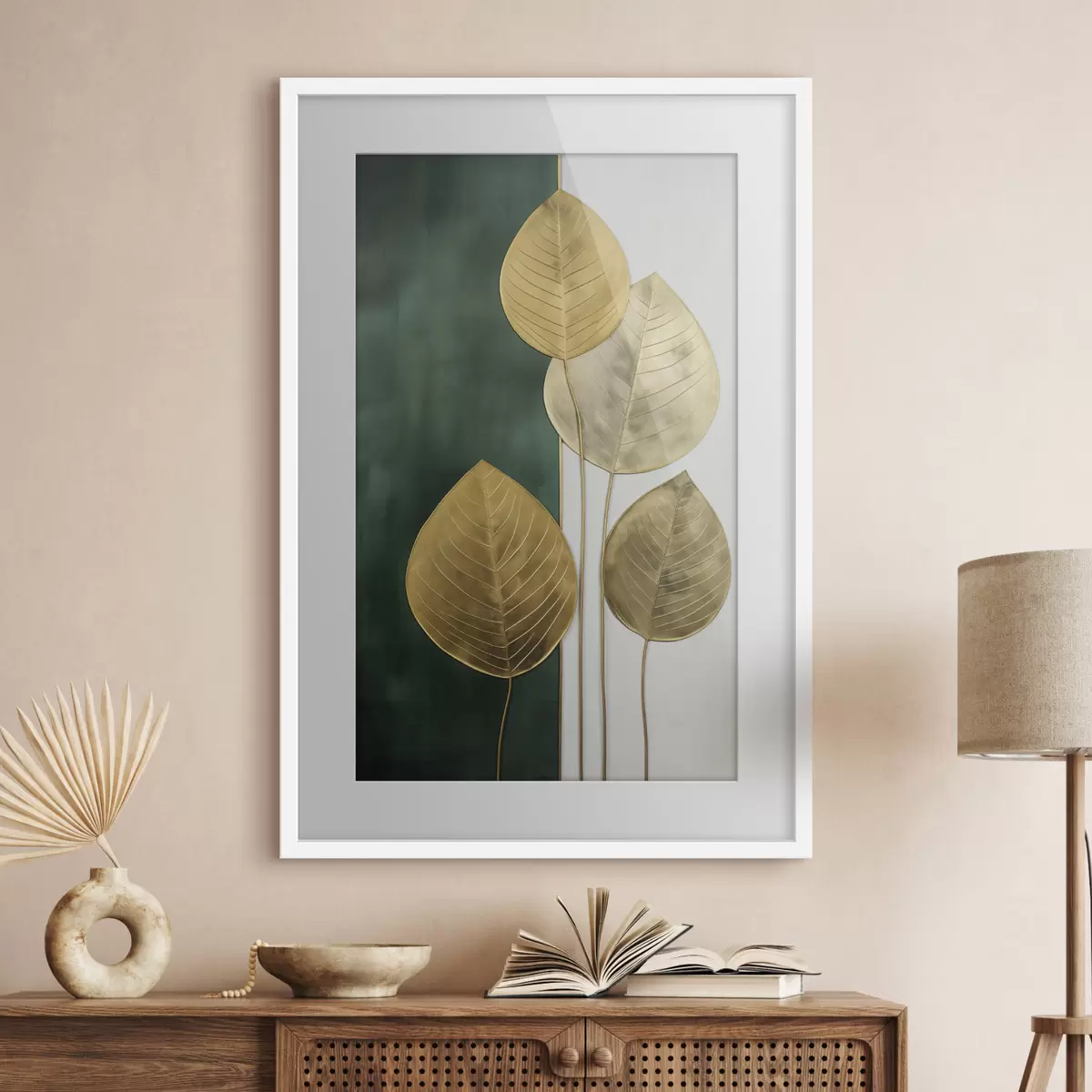 Poster Hojas abstractas f47718