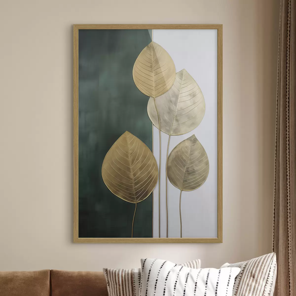 Poster Hojas abstractas f47718