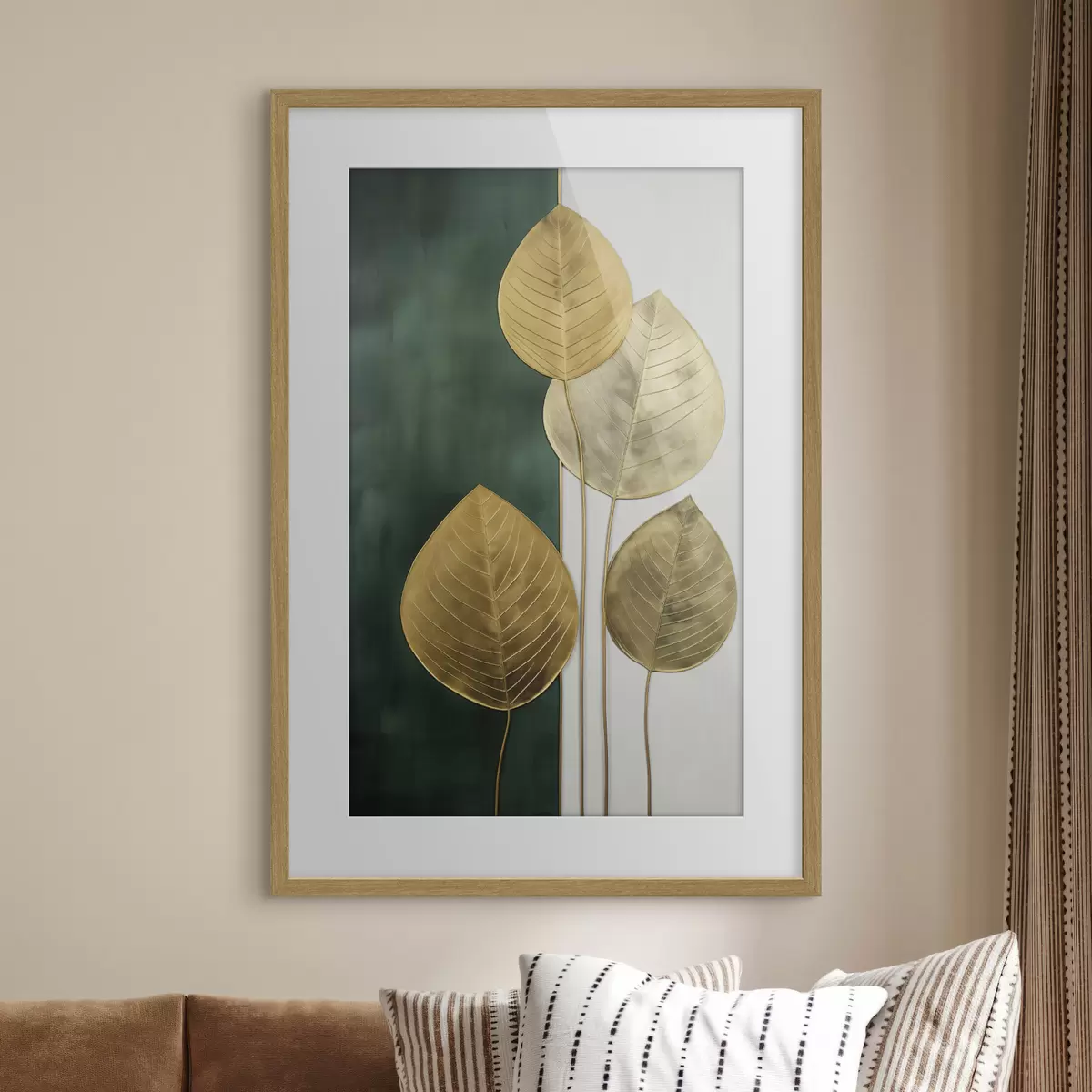 Poster Hojas abstractas f47718
