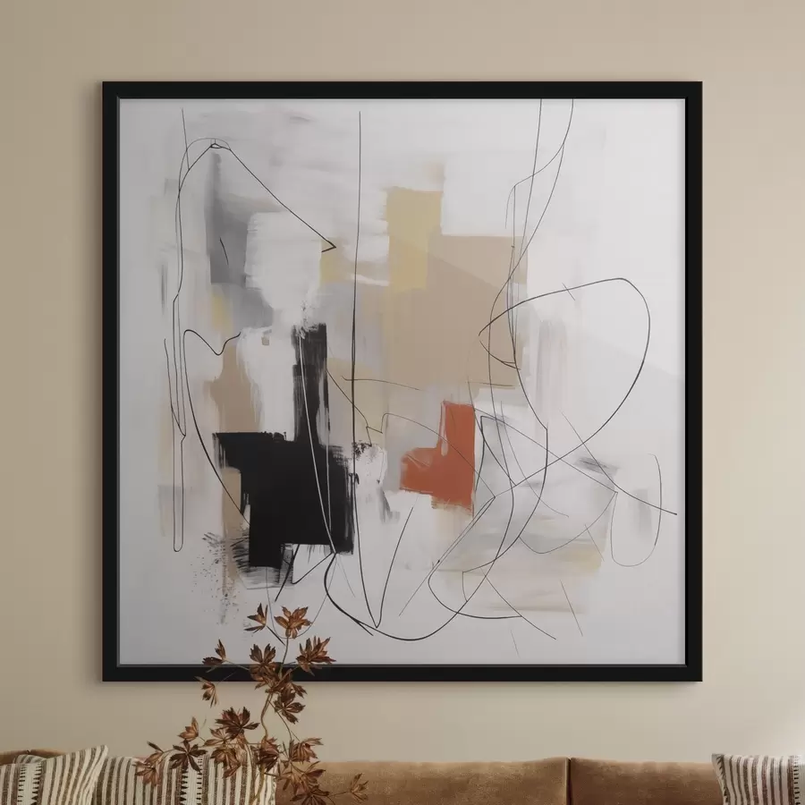 murales de pared Abstracción caótica f47723