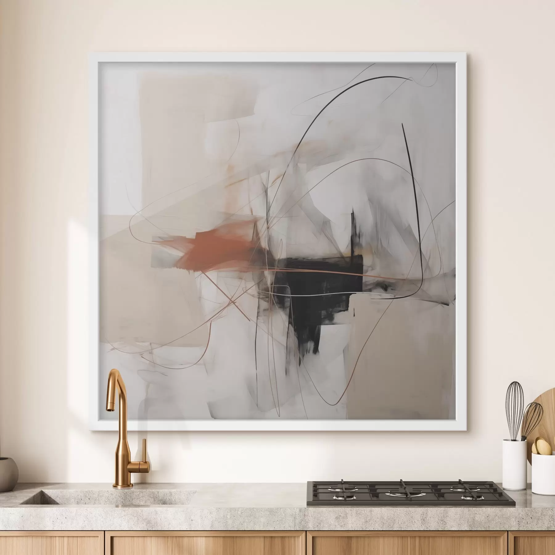 murales de pared Abstracción caótica f47724