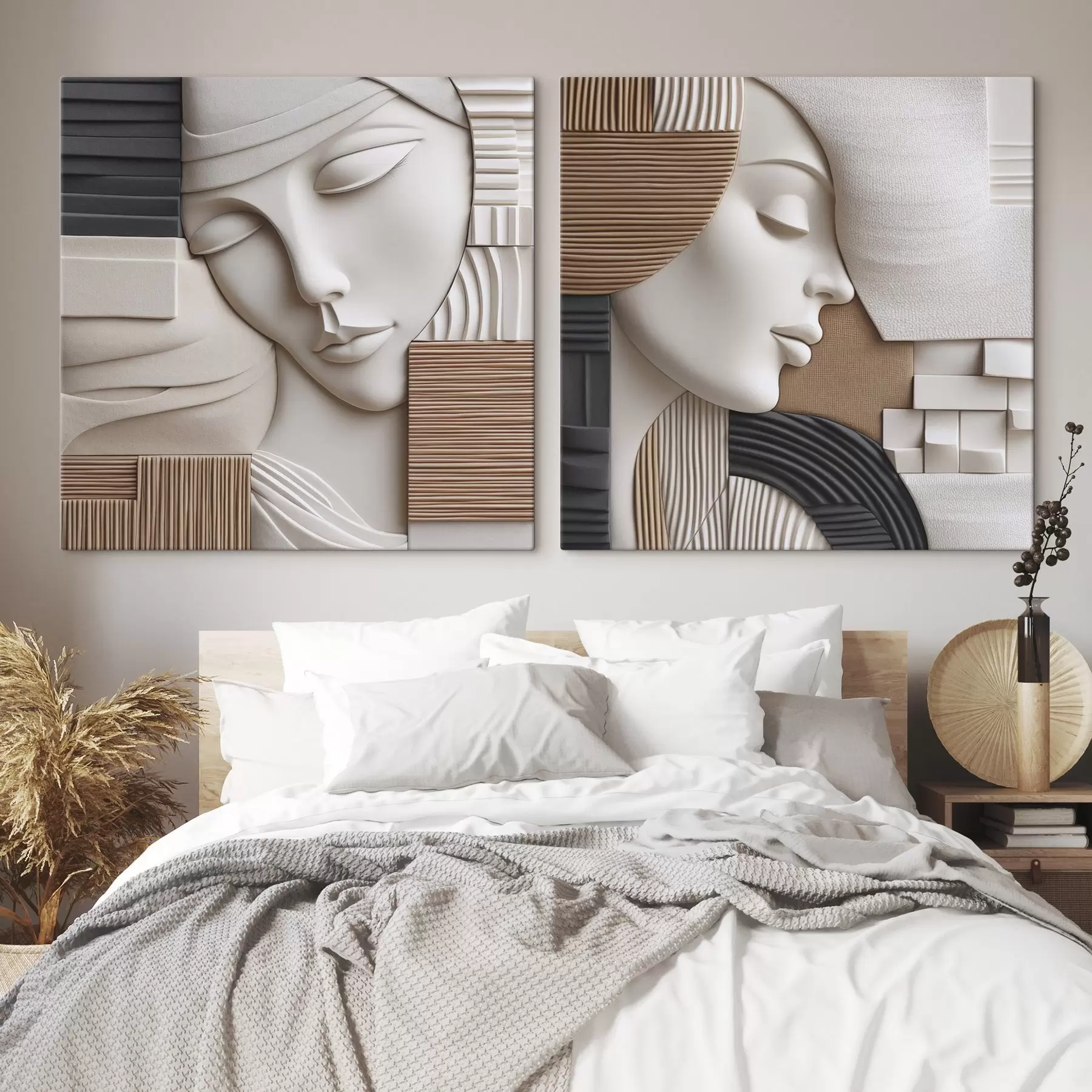 murales de pared Retrato abstracto m01289