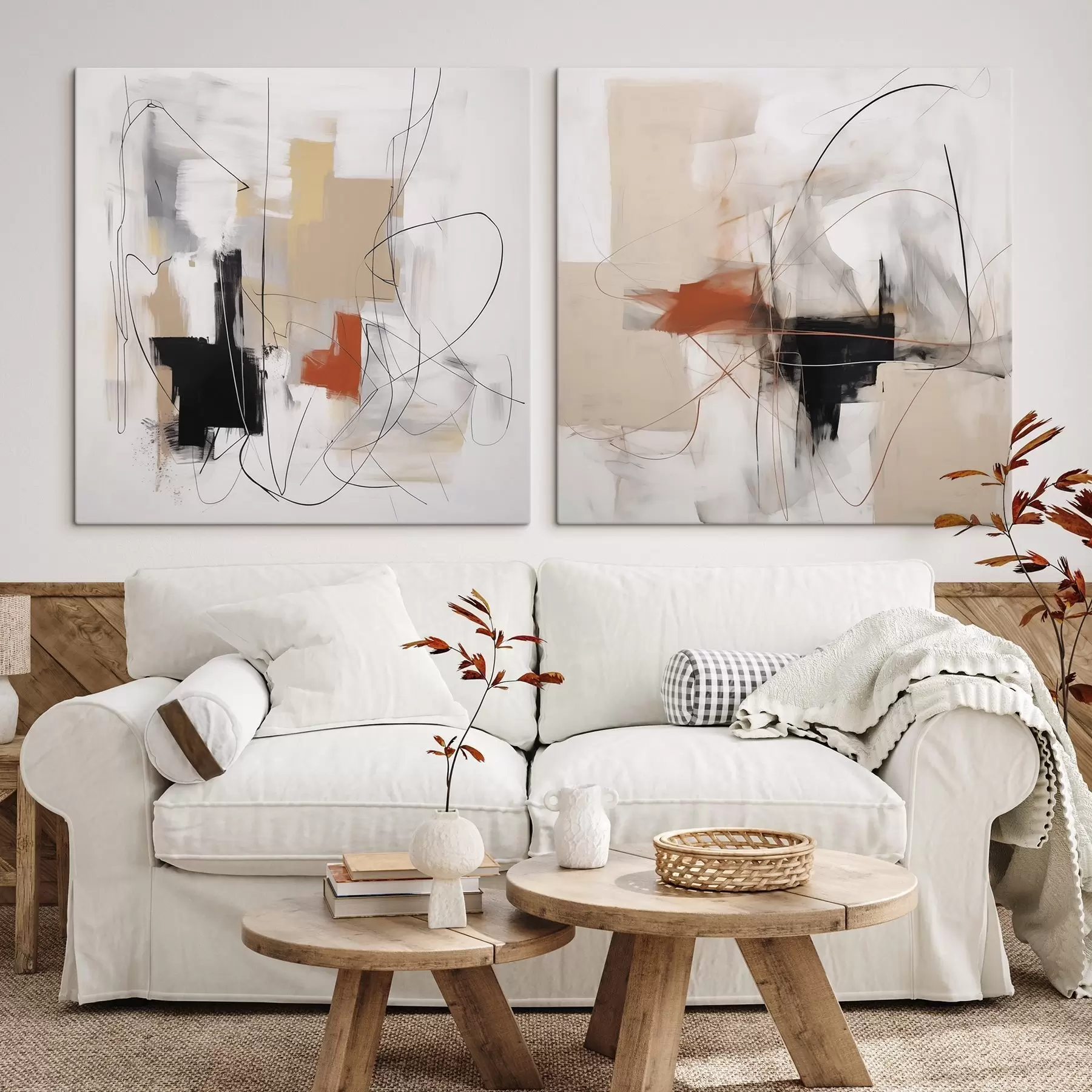 murales de pared Abstracción caótica m01296