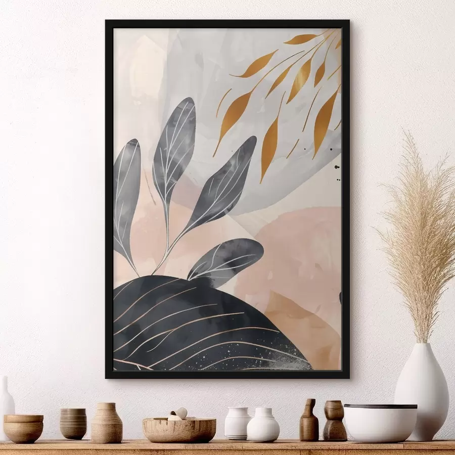 murales de pared Abstracción floral f47743