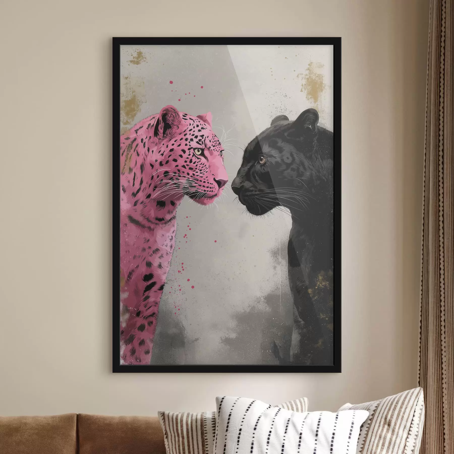 murales de pared Leopardos f47733