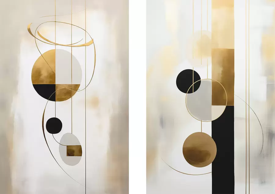 murales de pared Abstracción geométrica m01274