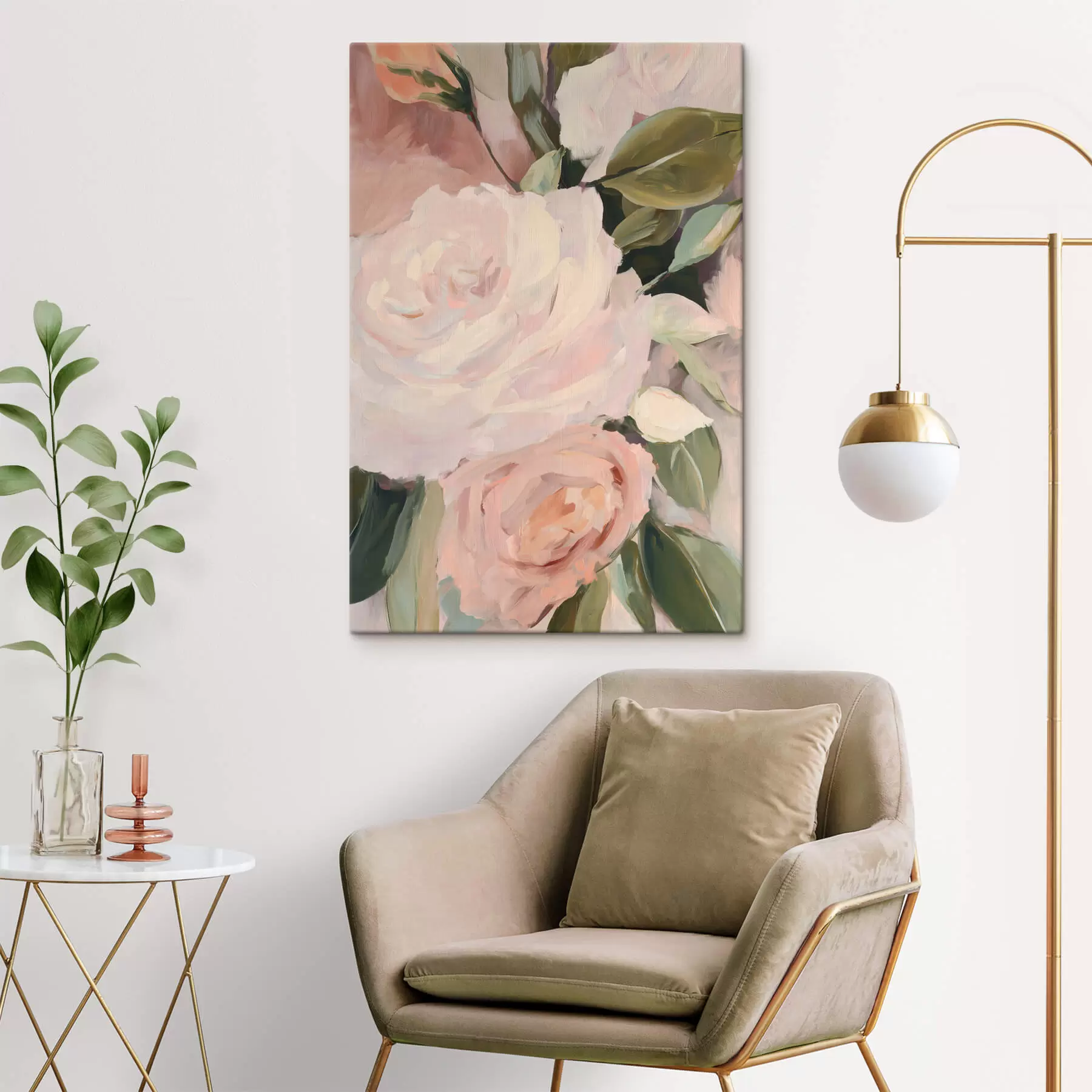 murales de pared Ramo de flores abstracto s47330