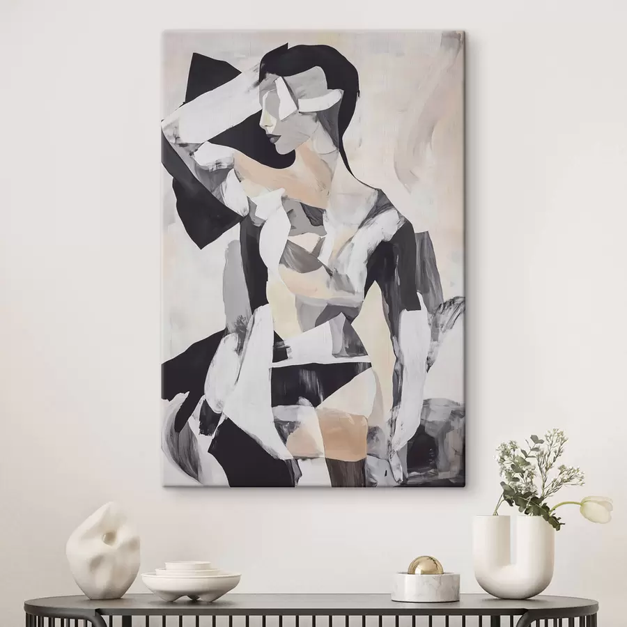 murales de pared Silueta abstracta s47659