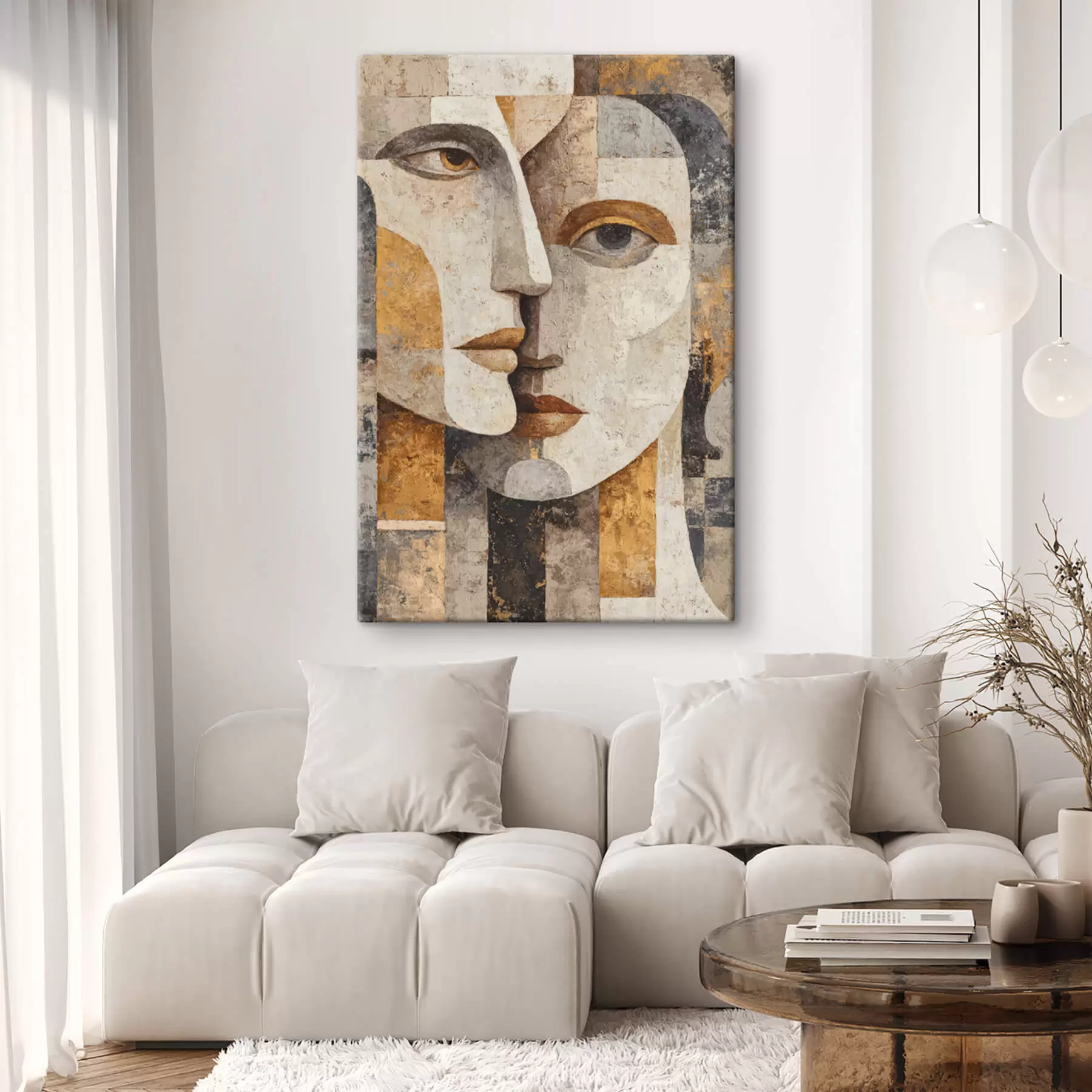 murales de pared Retratos abstractos s47663