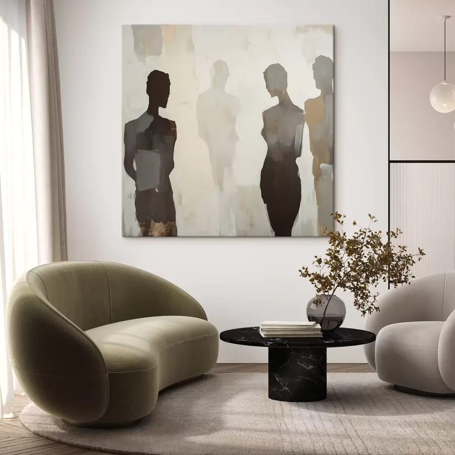 murales de pared siluetas abstractas s47778