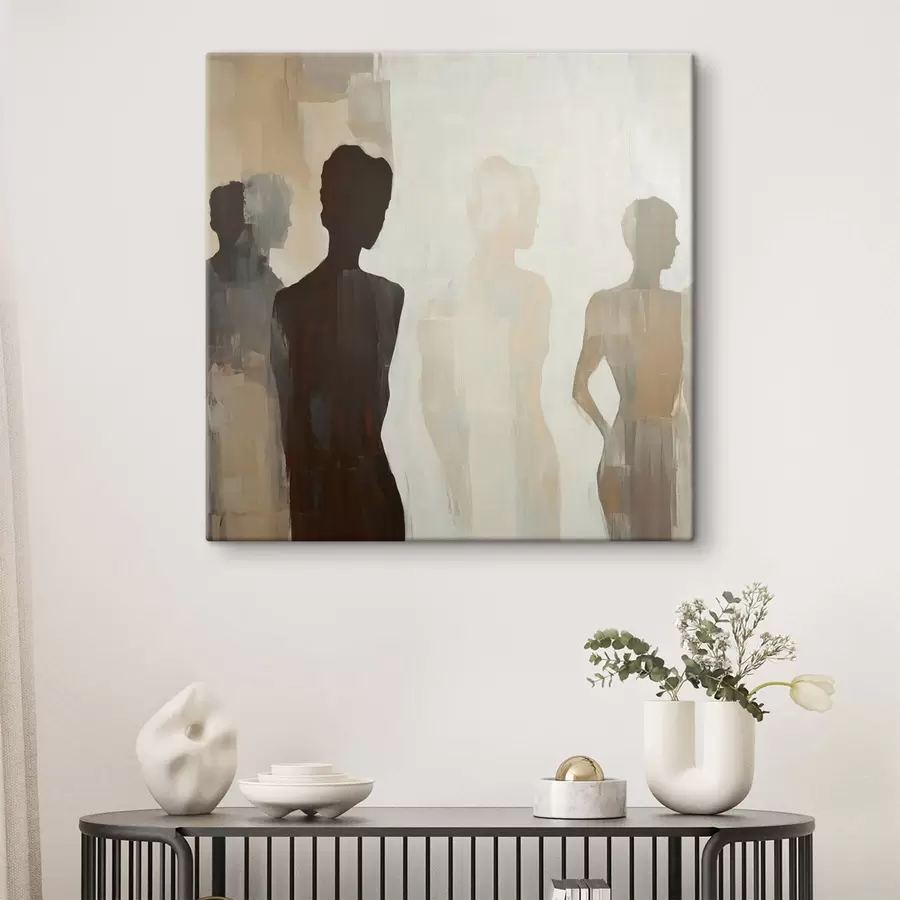 murales de pared siluetas abstractas s47779