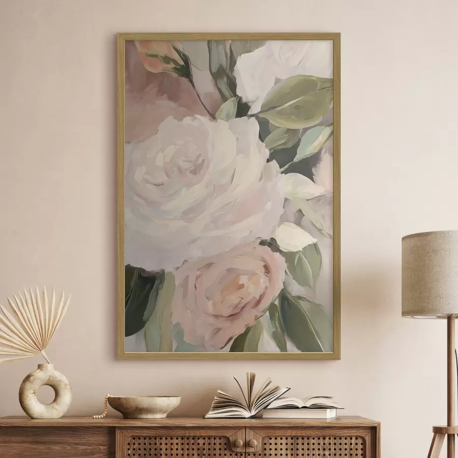 murales de pared Ramo de flores abstracto f47330
